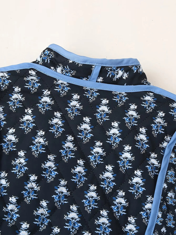 Reversible printed cotton jacket