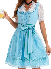 Robe imprimée bière pour femme, style Oktoberfest de Munich (Allemagne) 