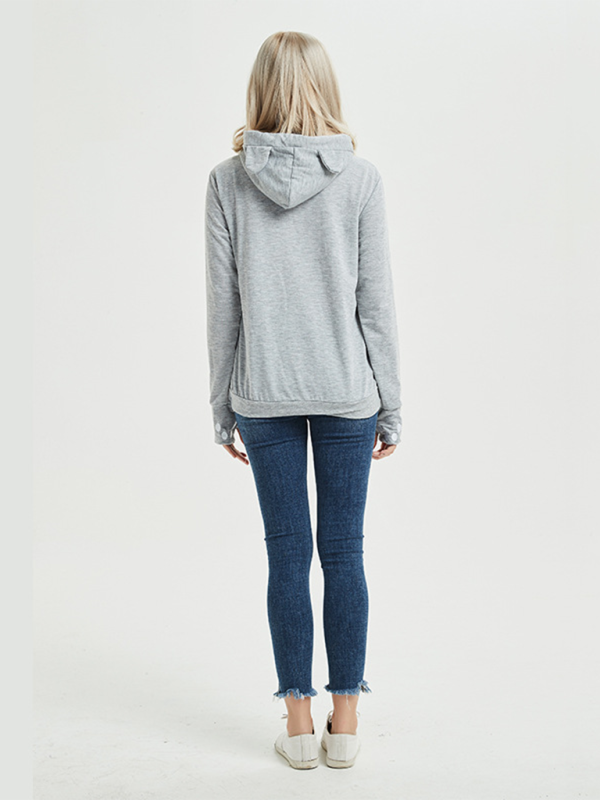 Neu eingetroffen: Kapuzenpullover mit großer Tasche, lässiger Sternen-Look 
