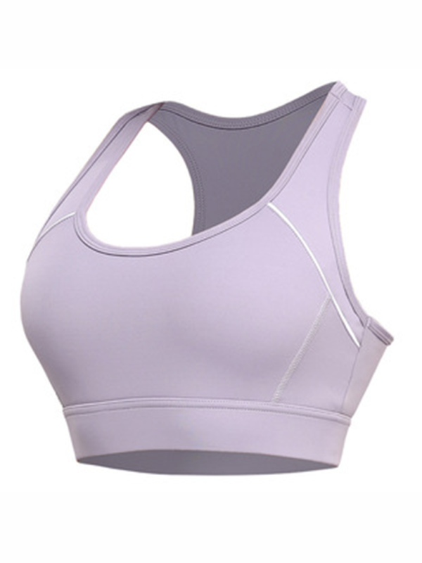 Lauf-Fitnessweste, stoßdämpfender Push-up-Sport-BH 