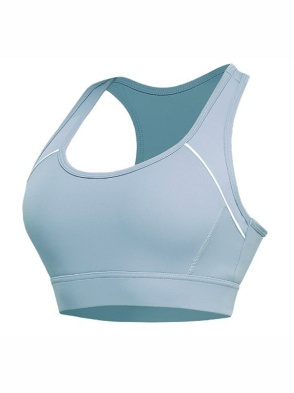Lauf-Fitnessweste, stoßdämpfender Push-up-Sport-BH 