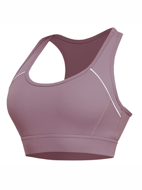Lauf-Fitnessweste, stoßdämpfender Push-up-Sport-BH 