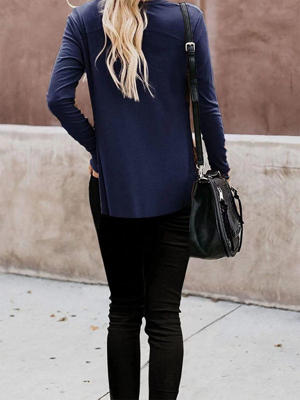 Gilet cardigan à manches longues en maille ample boutonnée pour femme 