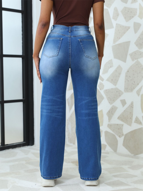 Vintage-Jeans mit lockerem, geradem Bein 