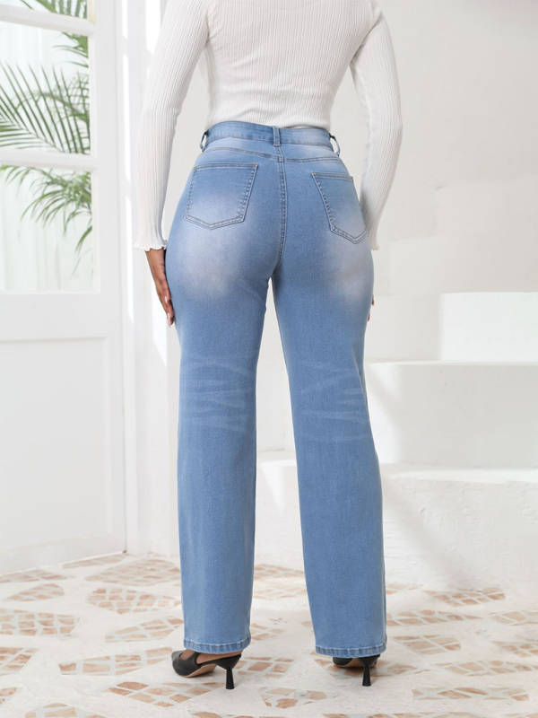 Vintage-Jeans mit lockerem, geradem Bein 