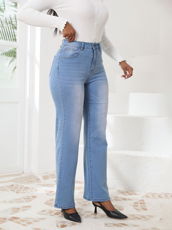 Vintage-Jeans mit lockerem, geradem Bein 