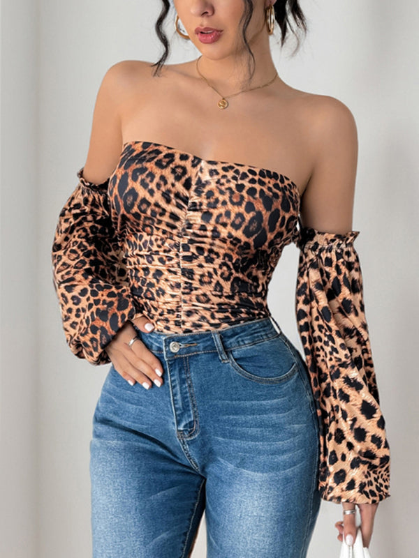 Neuer, sexy, figurbetonter Jumpsuit mit Leopardenmuster im Retro-Leopardenmuster – ein süß-scharfer Body 