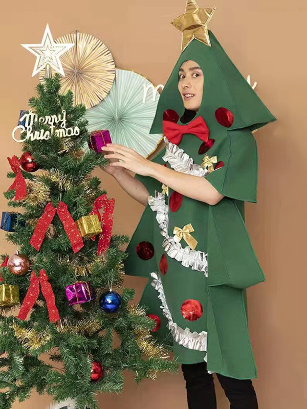 Robe de fête sur le thème du sapin 