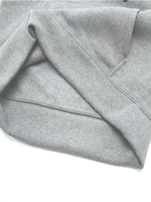 Modischer, einfarbiger Freizeitpullover mit Kapuze, bestehend aus Oberteil und Hose – ein sportliches Oberteil und Anzug 