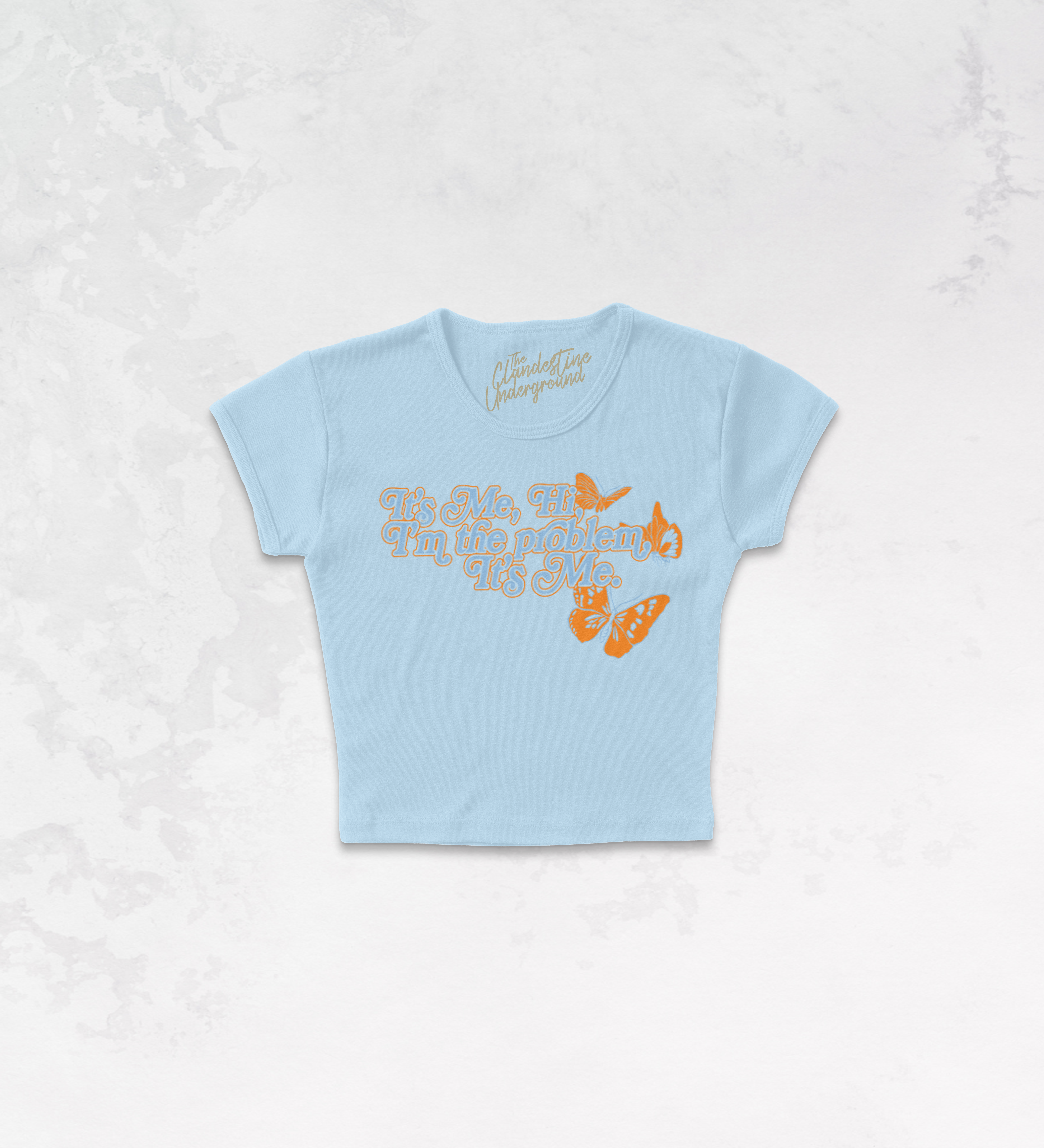 Underground Original Design: I'm The Problem Micro-Ribbed Baby Tee