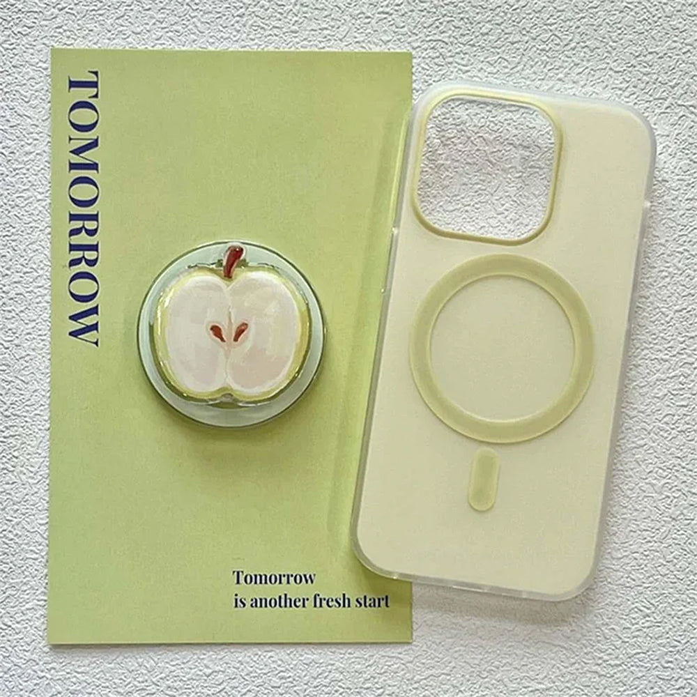 IPHONE CASE GREEN APPLE GRIP PHONE CASE