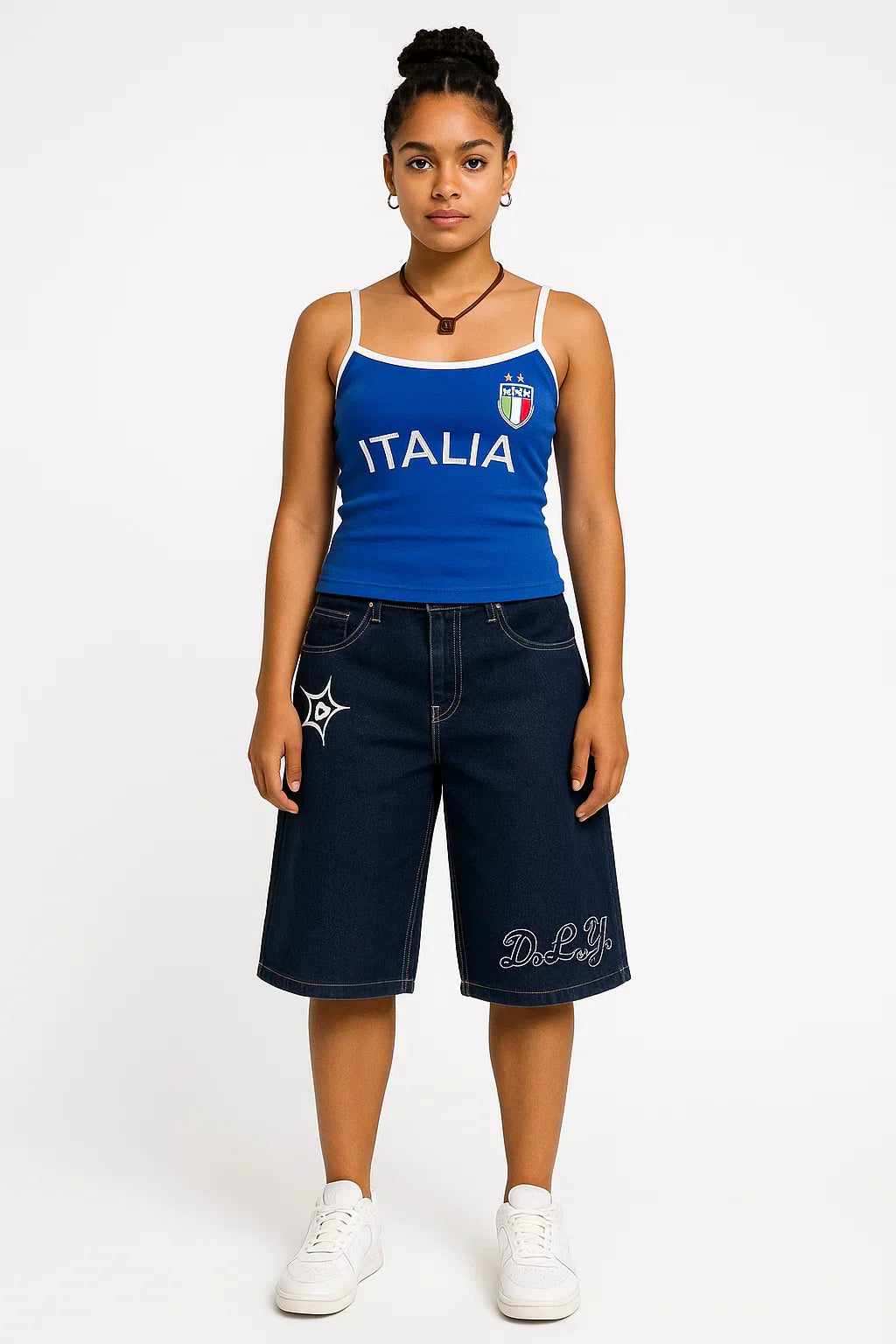 ITALIA TANK TOP SUMMER VIBES OUTFIT
