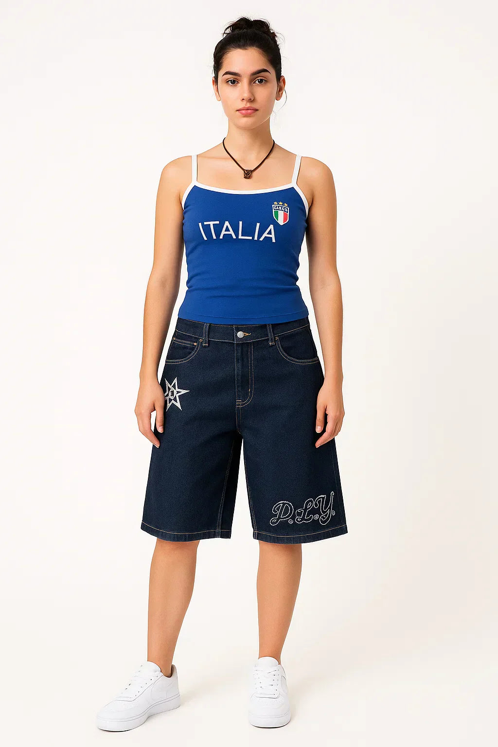ITALIA TANK TOP SUMMER VIBES OUTFIT