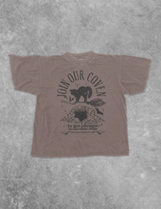 Underground Original Design: Join Our Coven, Witches Boxy Cotton T-Shirt