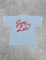 Underground Original Design: Jump in the Lake, Summer BC Boxy Cotton T-Shirt