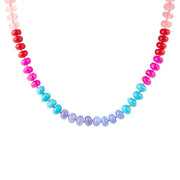 Kaleidoscope Multistone Strand Necklace