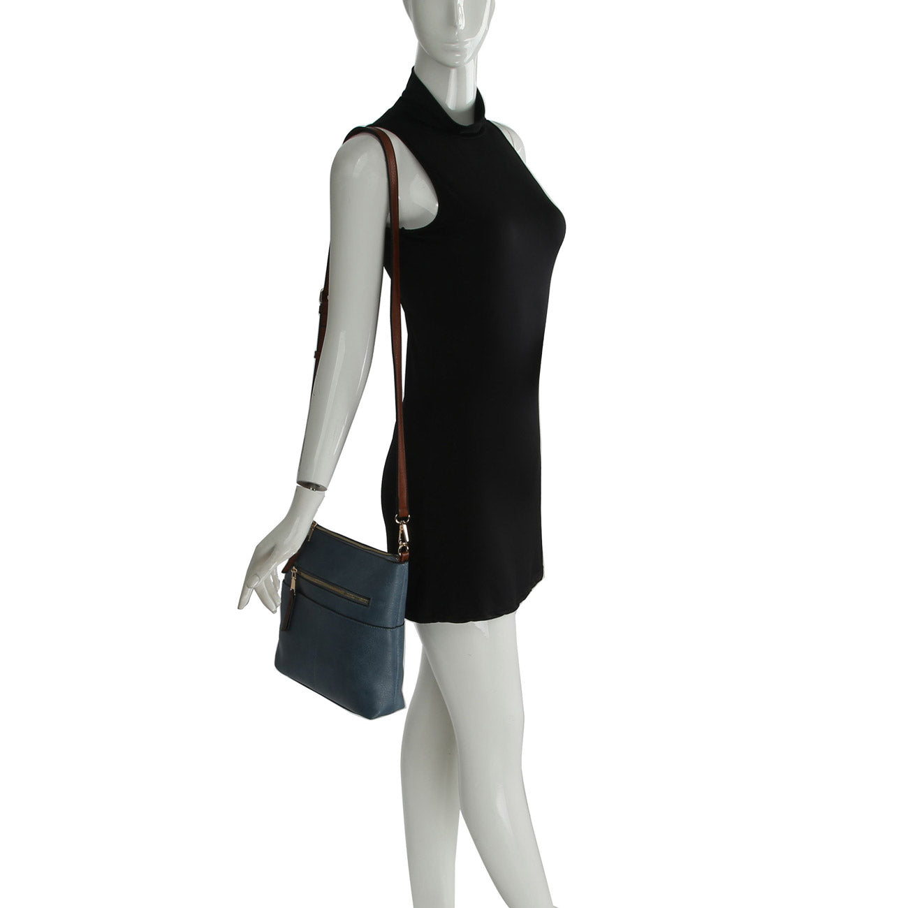 Women's Kaylee Soft PU Vegan Leather 2 in 1 Tote Crossbody Bag