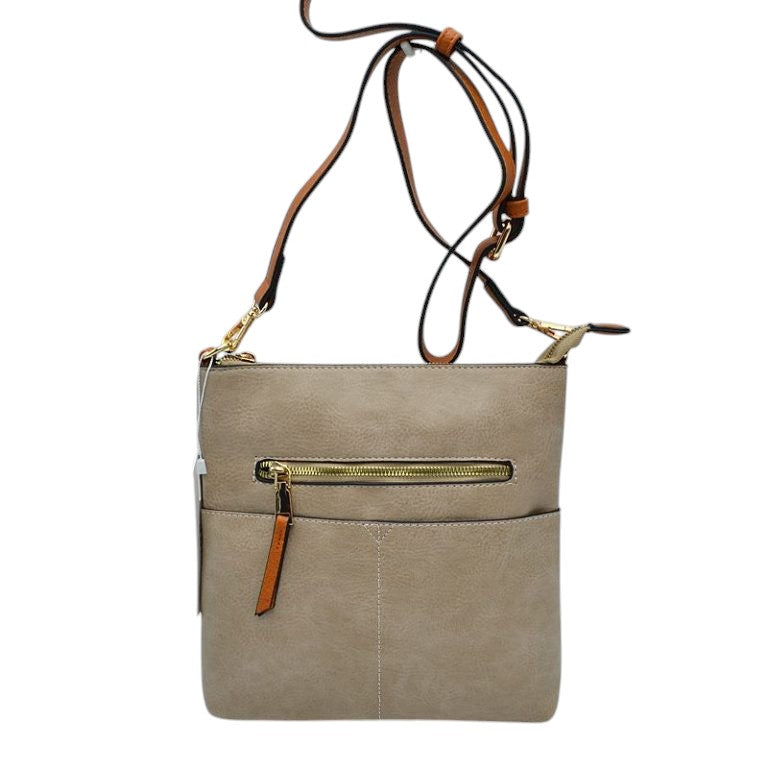 Women's Kaylee Soft PU Vegan Leather 2 in 1 Tote Crossbody Bag