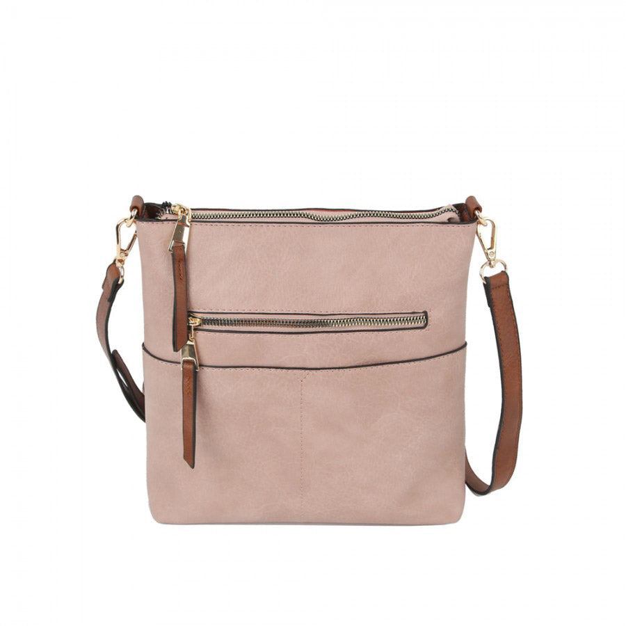 Women's Kaylee Soft PU Vegan Leather 2 in 1 Tote Crossbody Bag