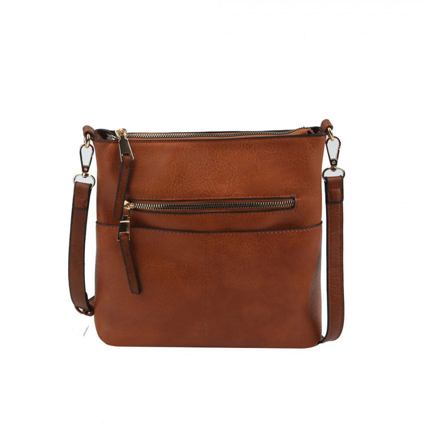 Women's Kaylee Soft PU Vegan Leather 2 in 1 Tote Crossbody Bag