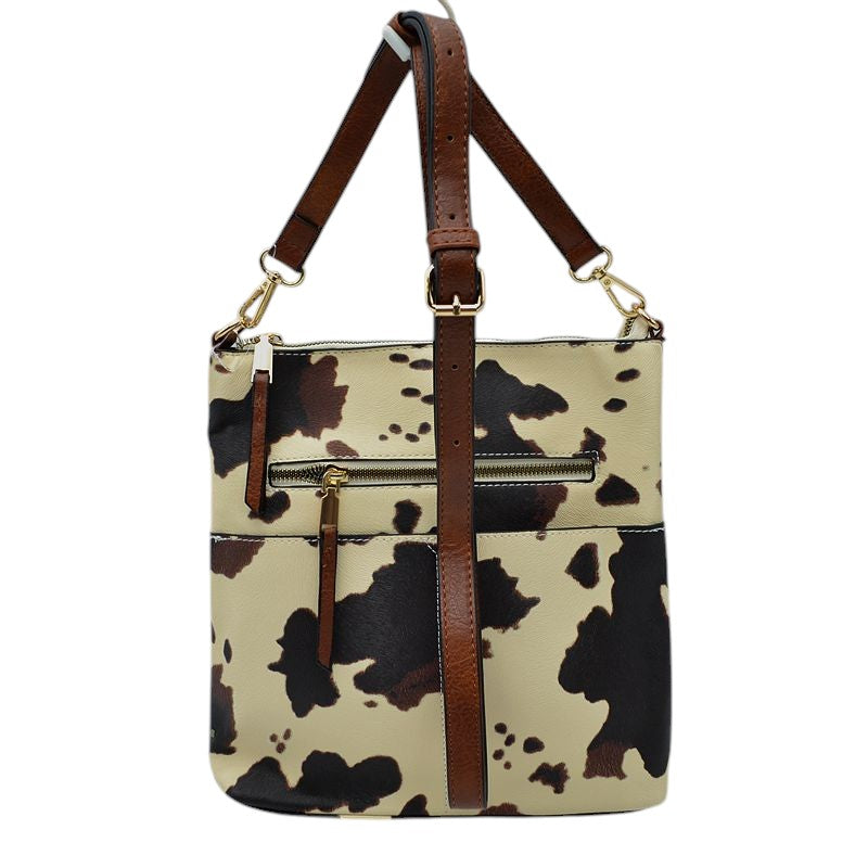 Women's Kaylee Soft PU Vegan Leather 2 in 1 Tote Crossbody Bag
