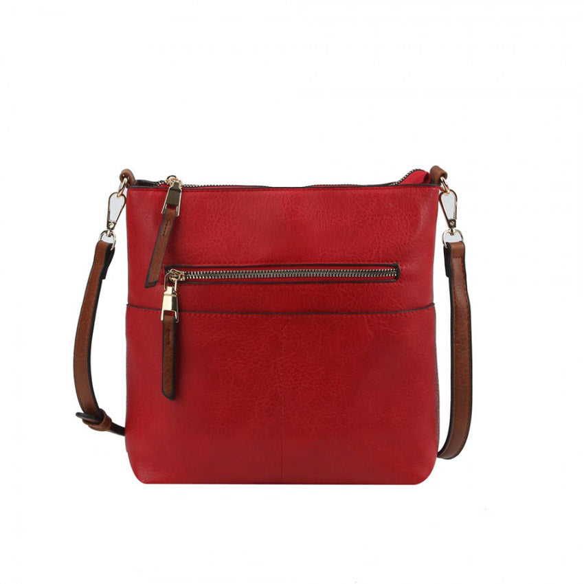 Women's Kaylee Soft PU Vegan Leather 2 in 1 Tote Crossbody Bag