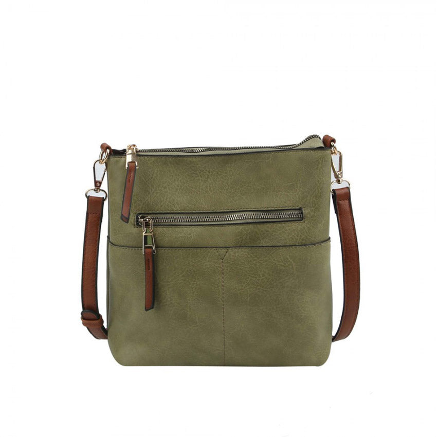 Women's Kaylee Soft PU Vegan Leather 2 in 1 Tote Crossbody Bag