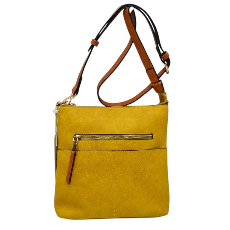 Women's Kaylee Soft PU Vegan Leather 2 in 1 Tote Crossbody Bag