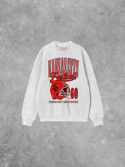 Underground Original Design: Kansas City Football Boxy Cotton Sweatshirt