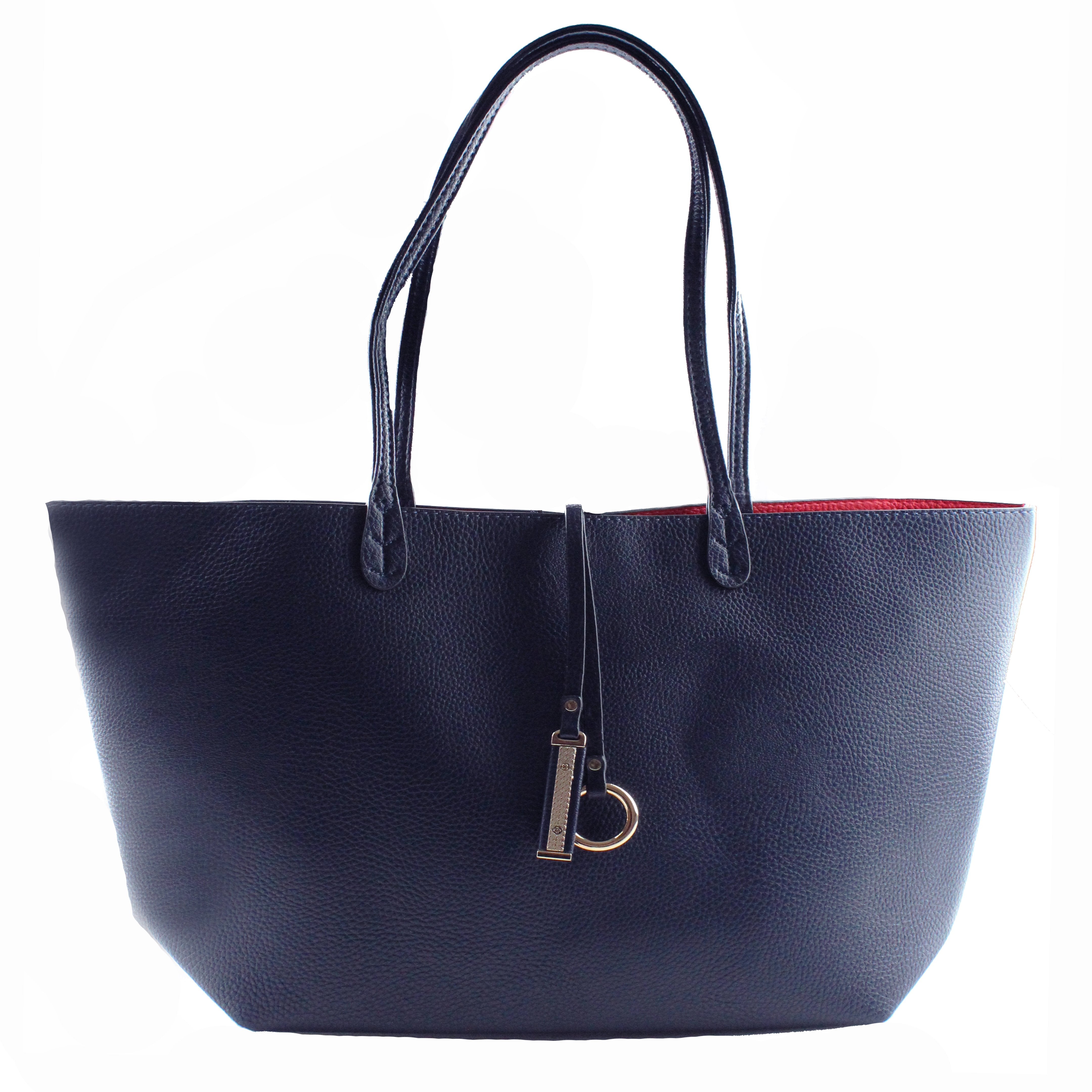 Women's Kendra Reversible Supersoft Vegan Leather Tote Handbag Crossbody Bag