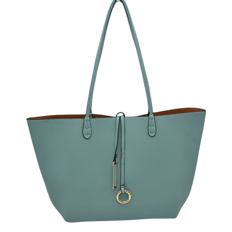 Women's Kendra Reversible Supersoft Vegan Leather Tote Handbag Crossbody Bag