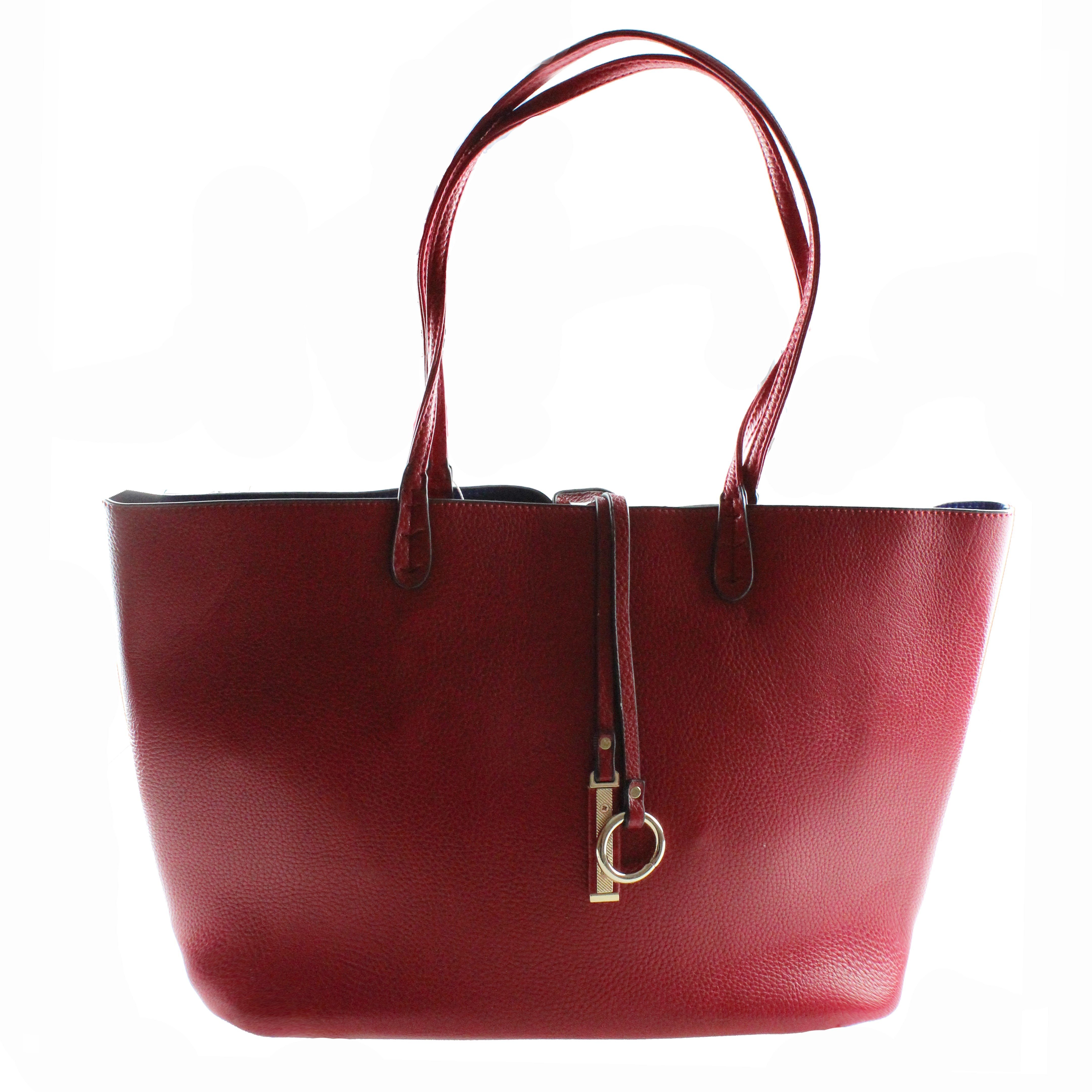 Women's Kendra Reversible Supersoft Vegan Leather Tote Handbag Crossbody Bag