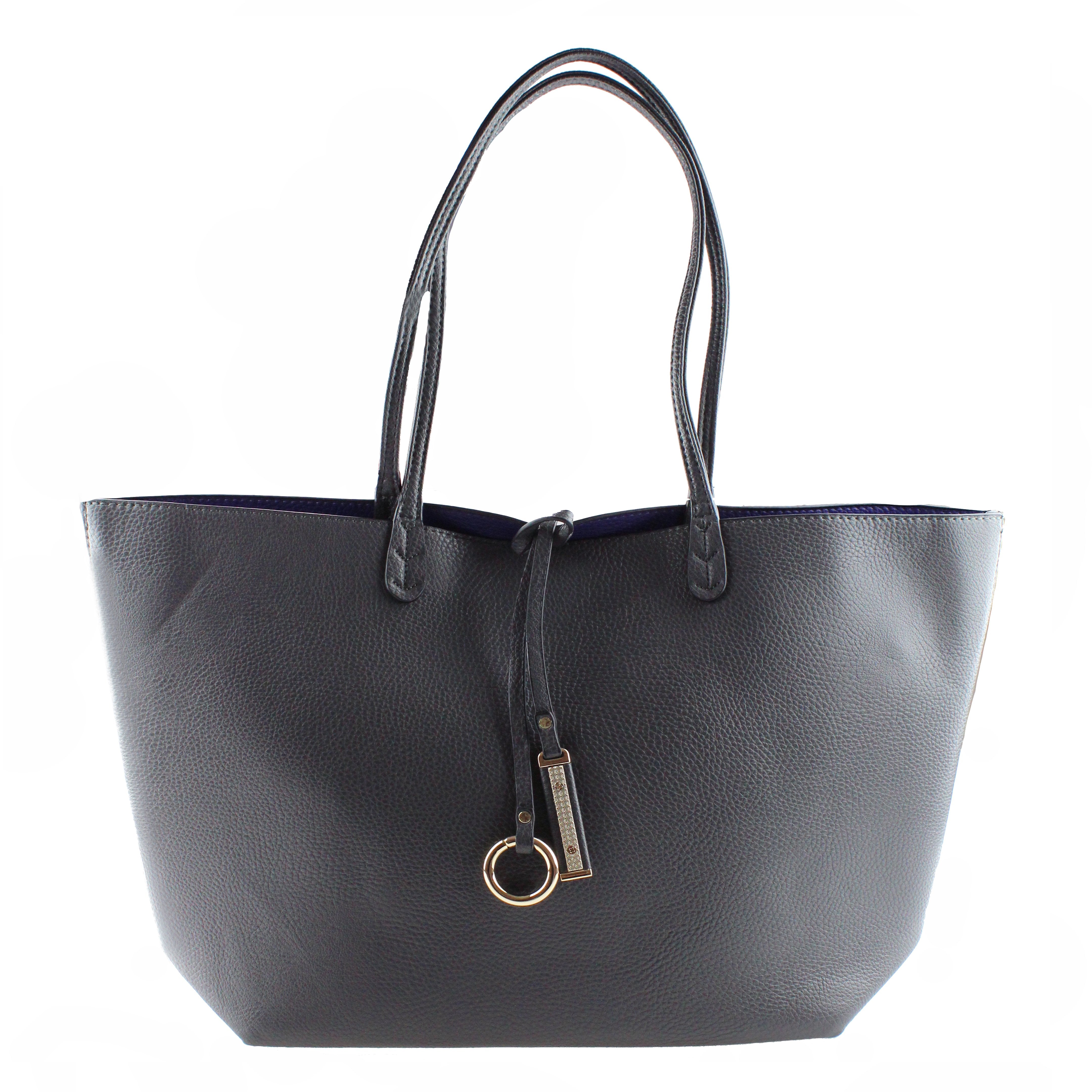 Women's Kendra Reversible Supersoft Vegan Leather Tote Handbag Crossbody Bag