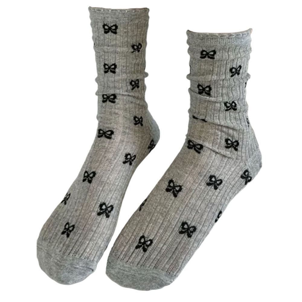 KITA BOW SOCKS: COQUETTE AESTHETIC BOW