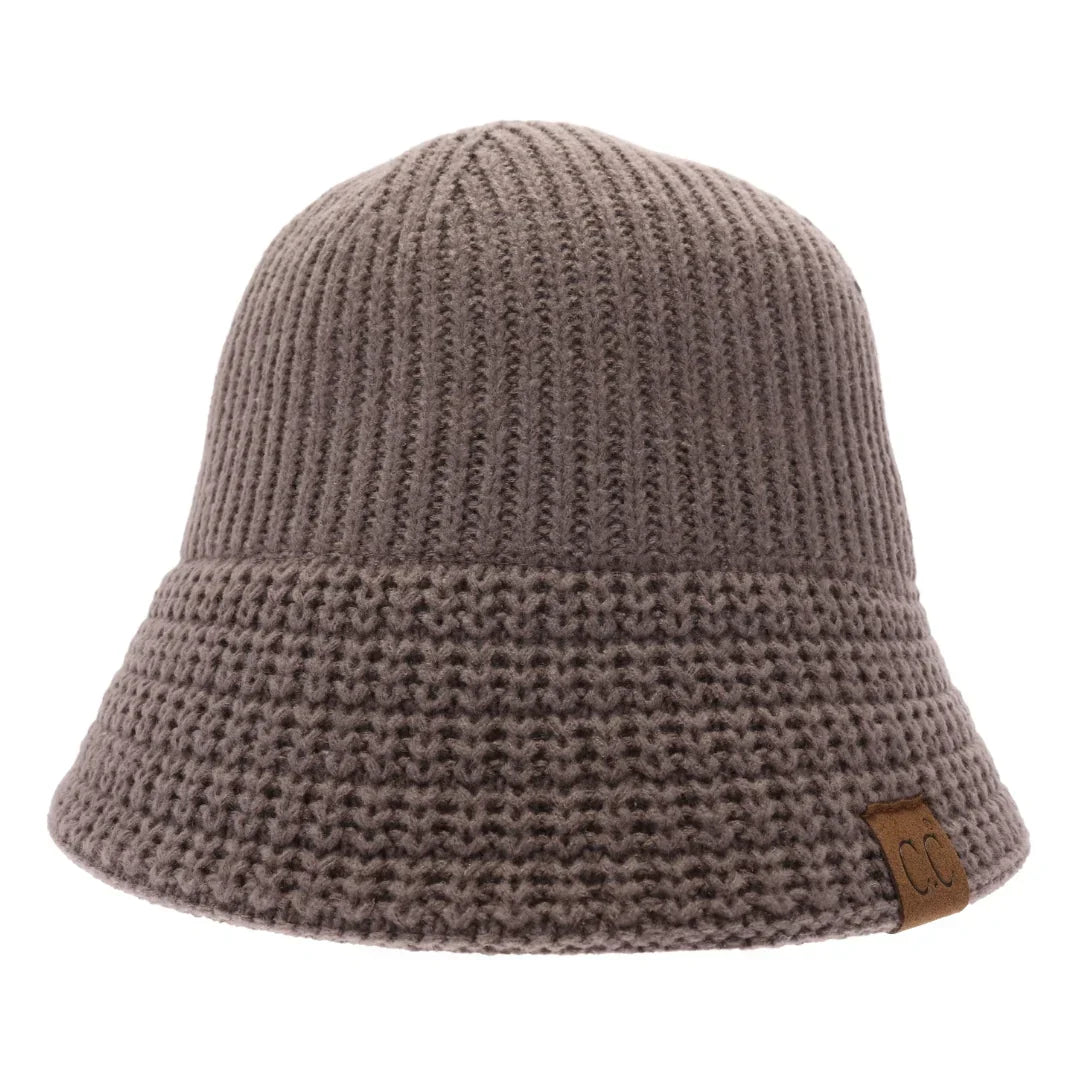 Knitted Cloche C.C Bucket Hat