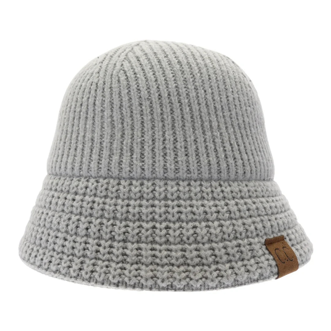Knitted Cloche C.C Bucket Hat