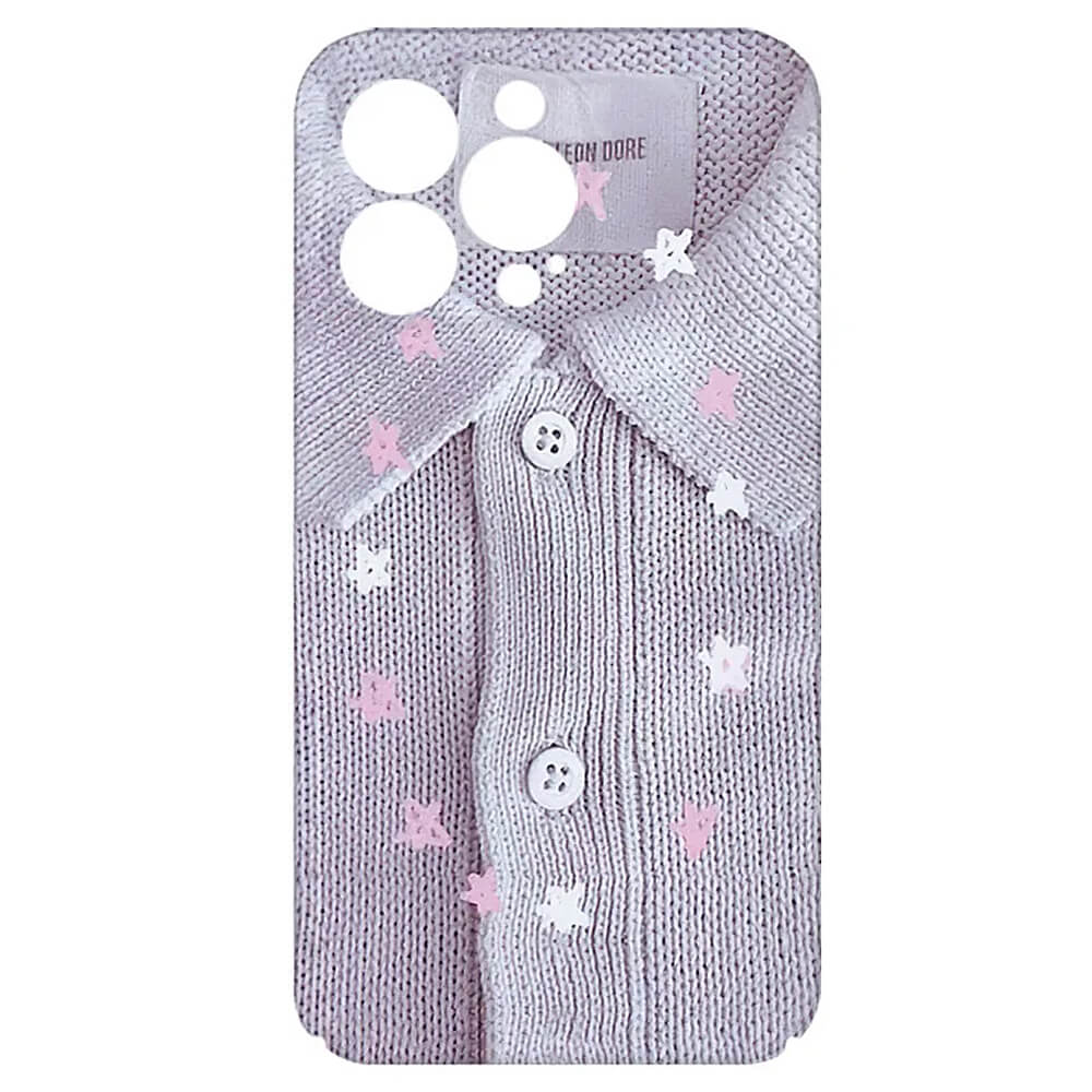 KNITTED SHIRT IPHONE CASE COZY KNIT CHARM IPHONE CASE
