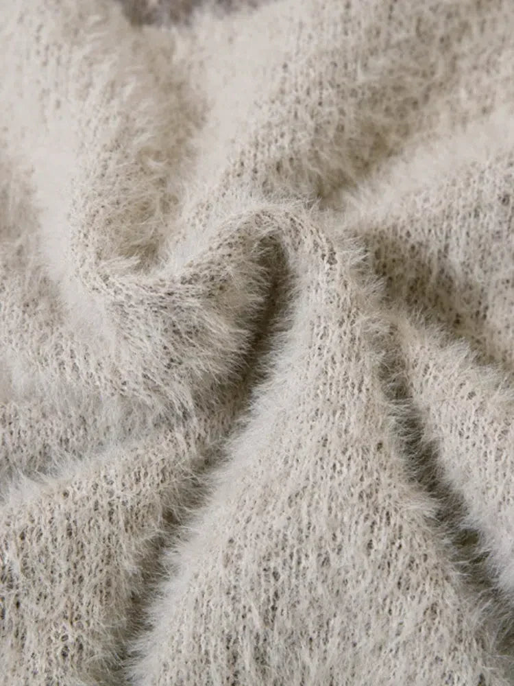 KNITTED WOOL DCRB SWEATER WITH STAR DESIGN