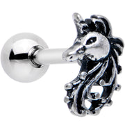 16G 1/4 Majestic Unicorn Cartilage Tragus Earring
