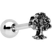 16G 1/4 Ancient Tree of Life Tragus Cartilage Earring