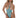 Lace Strappy Mesh Detail Lingerie Set - Blue / S