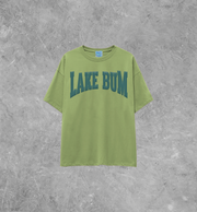 Underground Original Design: Lake Bum, PUFF Summer Lightweight M&O Cotton T-Shirt
