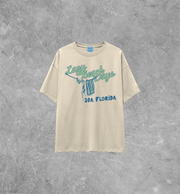 Underground Original Design: Lazy Beach Days, 30A Lightweight M&O Cotton T-Shirt
