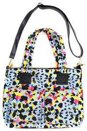Leopard Puffer Hand Bag