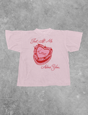 Underground Original Design: Let Me Adore You, Heart Cake Boxy Cotton TShirt