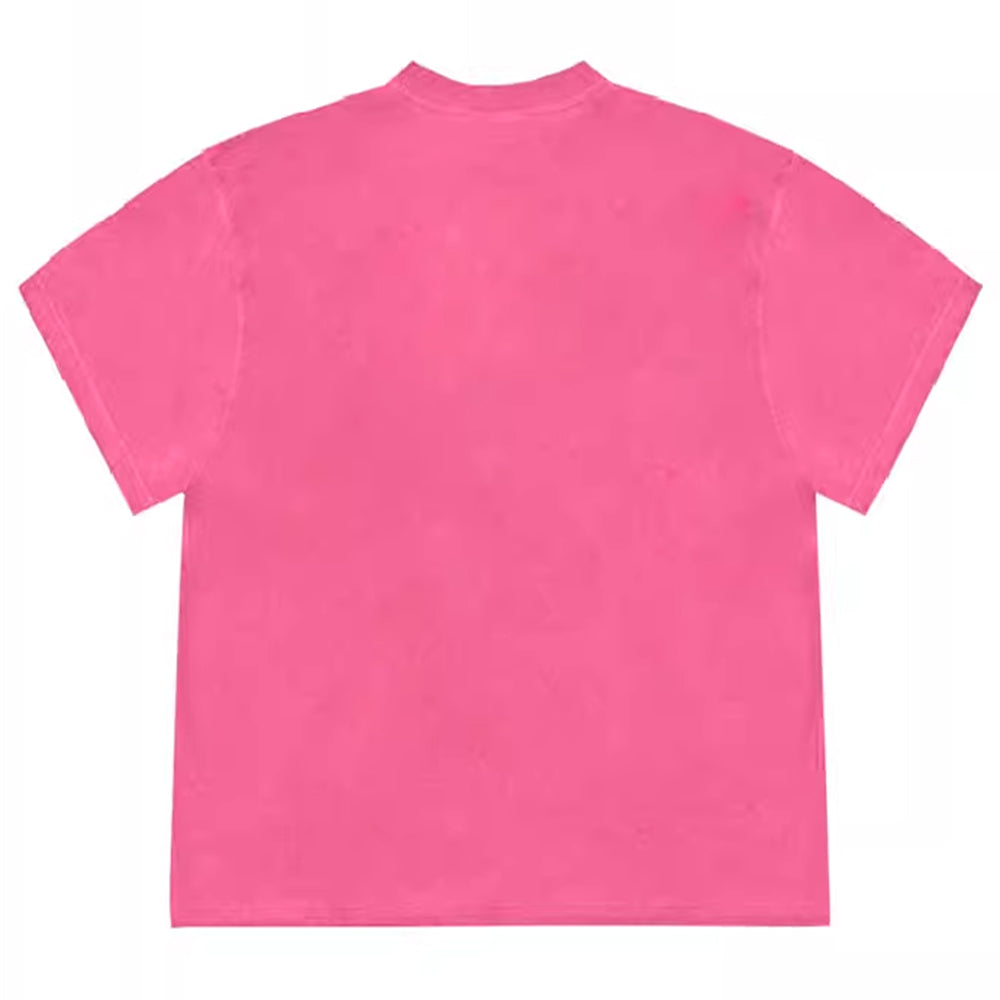 LIGHT BLUE CAT GRAPHIC T-SHIRT PASTEL PALETTE