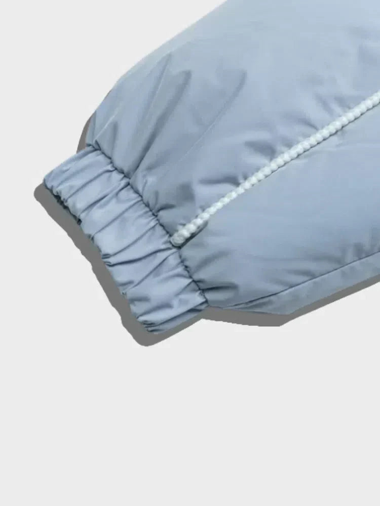 LIGHT BLUE PUFFER JACKET - WINTER PUFFER FOR COLD WEATHER