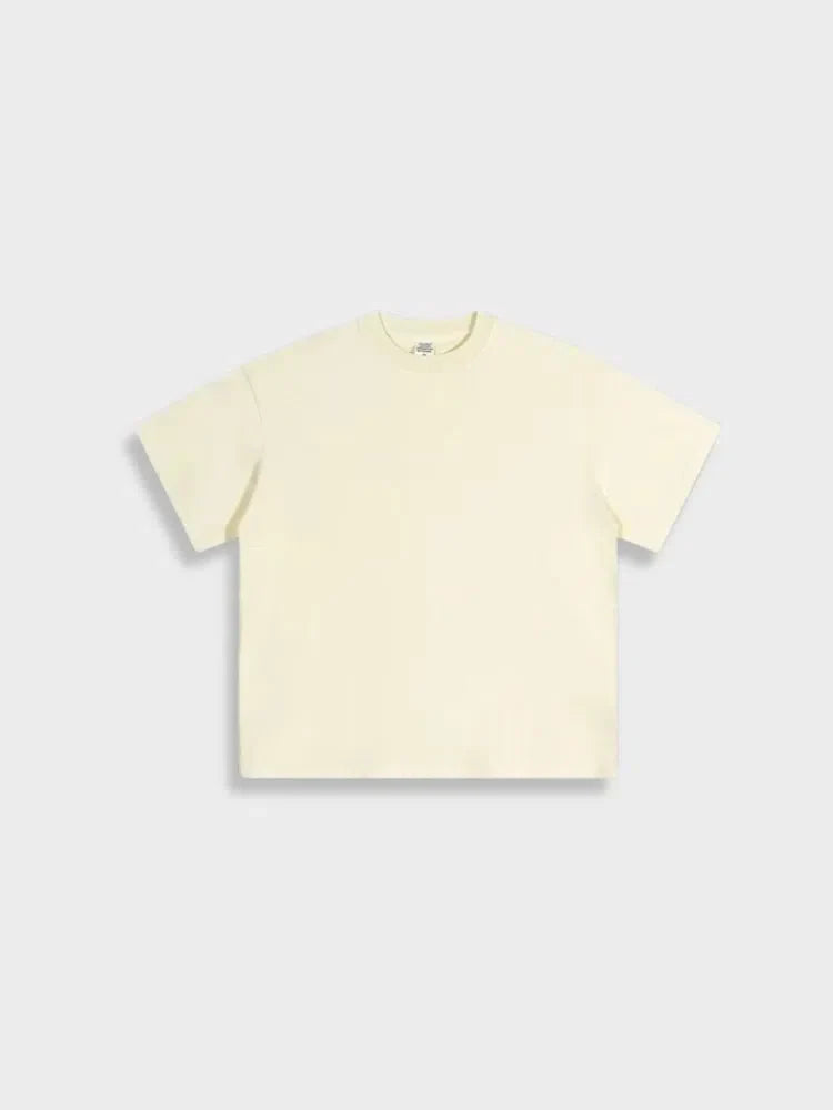 LIGHT WASHED TEE GREEN SHORT-SLEEVED T-SHIRT GSM LIGHT WASHED