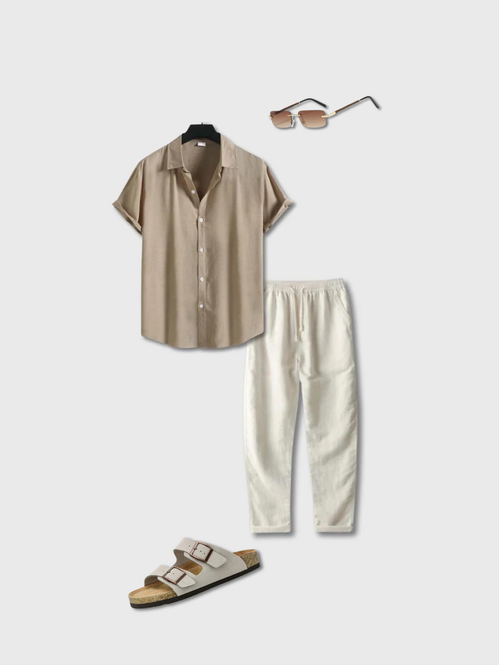 LINEN SOMMER SET FOR CASUAL SUMMER OUTFIT