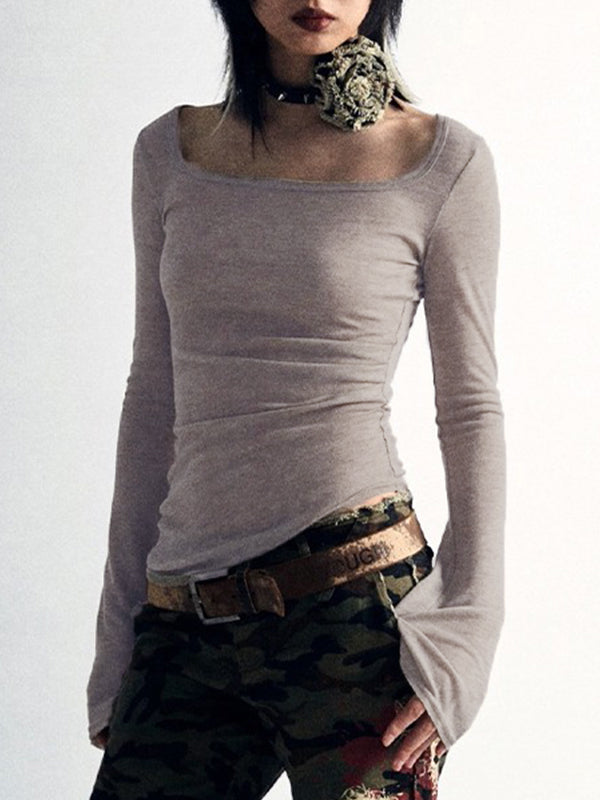 LONG SLEEVE SHIRT WITH SPINE DESIGN SLIM FIT
